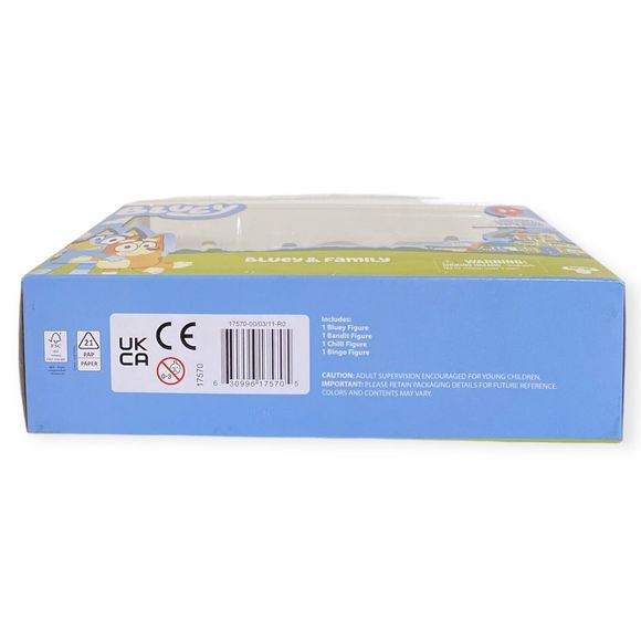 BLUEY & Family 4 Pack Figure Set w/ Bluey, Bingo, Bandit, Chilli Heeler NEW - Picture 5 of 6